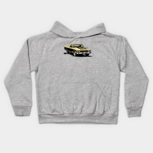 Yellow 68 El Camino Kids Hoodie